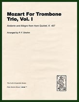 Mozart for Trombone Trio, Vol. I P.O.D. cover